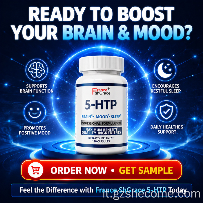 Capsule Shecome 5-HTP Plus Calcium Mood Sleep